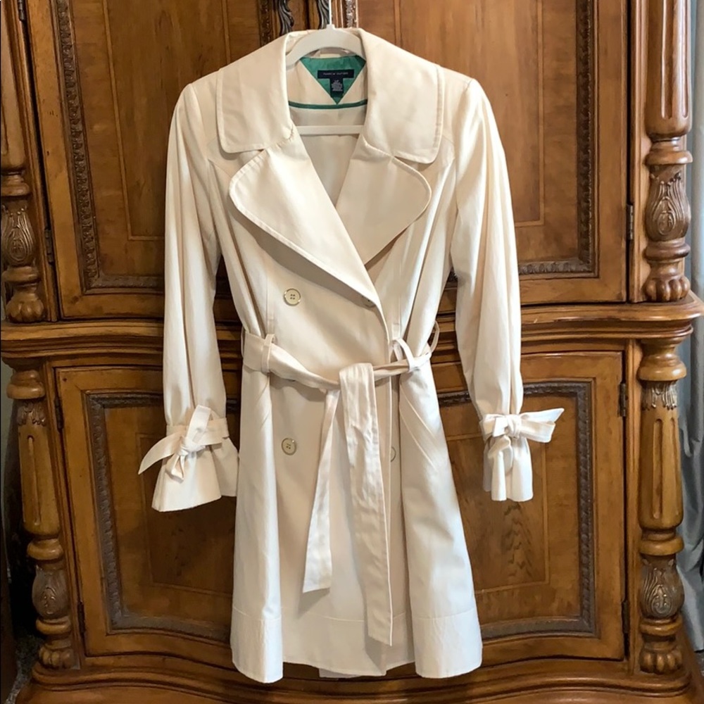 Cream TH Trench Coat